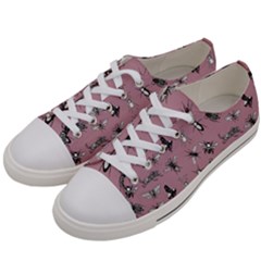 Insects pattern Men s Low Top Canvas Sneakers