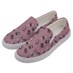 Insects pattern Men s Canvas Slip Ons