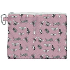 Insects pattern Canvas Cosmetic Bag (XXL)