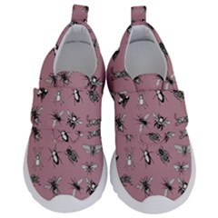 Insects pattern Kids  Velcro No Lace Shoes