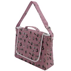 Insects pattern Box Up Messenger Bag