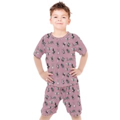 Insects pattern Kids  Tee and Shorts Set