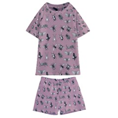 Insects pattern Kids  Swim Tee and Shorts Set