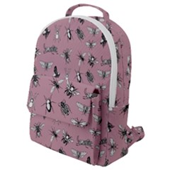 Insects pattern Flap Pocket Backpack (Small)