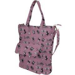 Insects pattern Shoulder Tote Bag