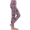 Insects pattern Kids  Lightweight Velour Leggings View3