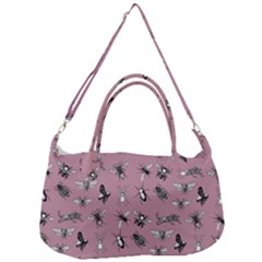 Insects pattern Removal Strap Handbag