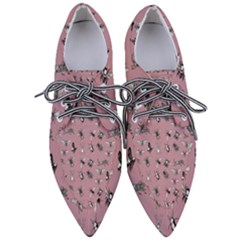 Insects pattern Pointed Oxford Shoes