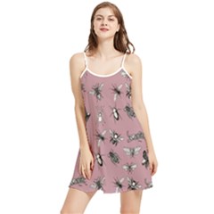 Insects pattern Summer Frill Dress