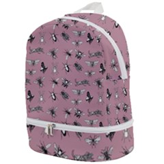 Insects pattern Zip Bottom Backpack