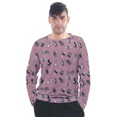 Insects pattern Men s Long Sleeve Raglan Tee