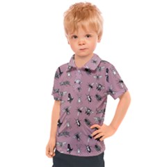 Insects pattern Kids  Polo Tee