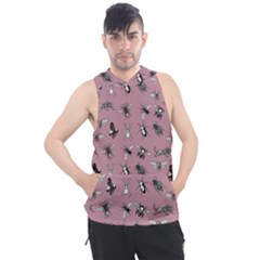 Insects pattern Men s Sleeveless Hoodie