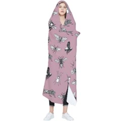 Insects pattern Wearable Blanket