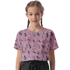 Insects pattern Kids  Basic Tee