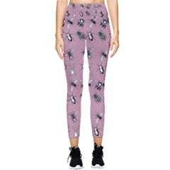 Insects pattern Pocket Leggings 