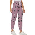 Insects pattern Cropped Drawstring Pants View3