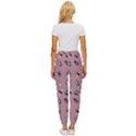 Insects pattern Cropped Drawstring Pants View4