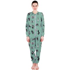 Insects Pattern Onepiece Jumpsuit (ladies)