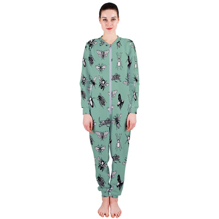 Insects pattern OnePiece Jumpsuit (Ladies)