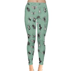 Insects Pattern Inside Out Leggings by Valentinaart