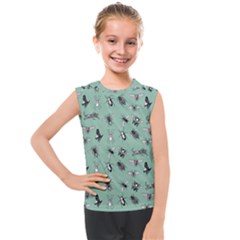 Insects Pattern Kids  Mesh Tank Top by Valentinaart