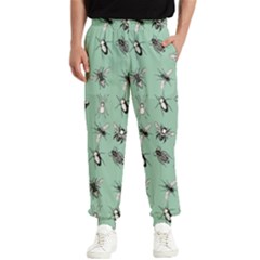 Insects Pattern Men s Elastic Waist Pants by Valentinaart