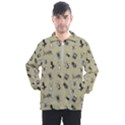 Insects pattern Men s Half Zip Pullover View1