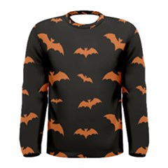 Bat Pattern Men s Long Sleeve Tee