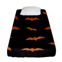 Bat Pattern Fitted Sheet (single Size) by Valentinaart