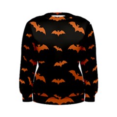 Bat Pattern Women s Sweatshirt