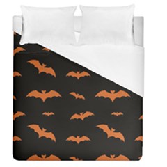 Bat Pattern Duvet Cover (queen Size) by Valentinaart