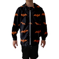 Bat Pattern Kids  Hooded Windbreaker