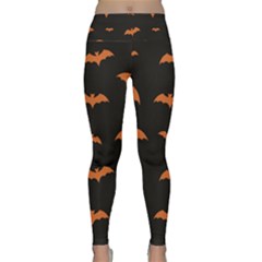 Bat Pattern Lightweight Velour Classic Yoga Leggings by Valentinaart