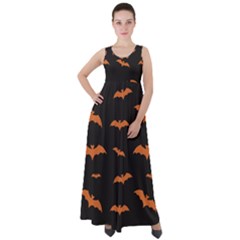 Bat Pattern Empire Waist Velour Maxi Dress by Valentinaart