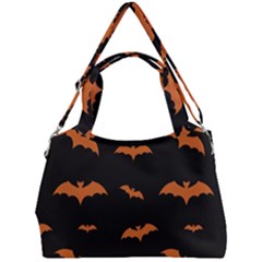 Bat Pattern Double Compartment Shoulder Bag by Valentinaart