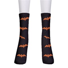 Bat Pattern Crew Socks by Valentinaart