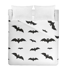 Bat Pattern Duvet Cover Double Side (full/ Double Size) by Valentinaart