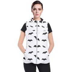 Bat Pattern Women s Puffer Vest