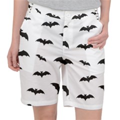 Bat Pattern Pocket Shorts by Valentinaart