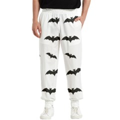 Bat Pattern Men s Elastic Waist Pants by Valentinaart