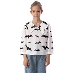 Bat Pattern Kids  Sailor Shirt