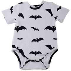 Bat Pattern Baby Short Sleeve Onesie Bodysuit by Valentinaart