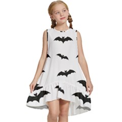 Bat Pattern Kids  Frill Swing Dress by Valentinaart