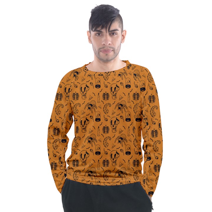 Halloween  Men s Long Sleeve Raglan Tee