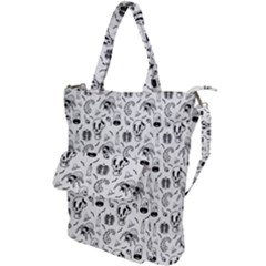 Halloween  Shoulder Tote Bag by Valentinaart