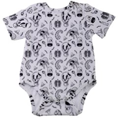 Halloween  Baby Short Sleeve Onesie Bodysuit by Valentinaart