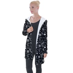 Halloween  Longline Hooded Cardigan by Valentinaart