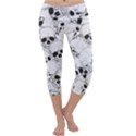 Skull pattern Capri Yoga Leggings View1