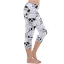 Skull pattern Capri Yoga Leggings View3